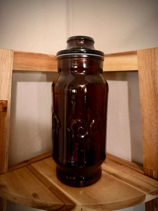 Amber Cremora Canister Jar