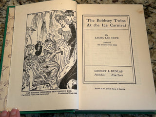 Vintage Book: The Bobbsey Twins at the Ice Carnival by Laura Lee Hope