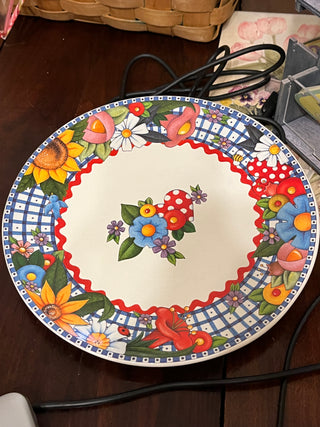 Mary Engelbreit "Garden Time" 10" Plate