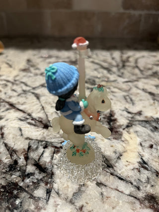 Vintage Precious Moments Winters Song Carousel