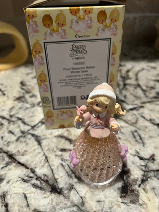 Vintage Precious Moments Four Seasons Belles Winter