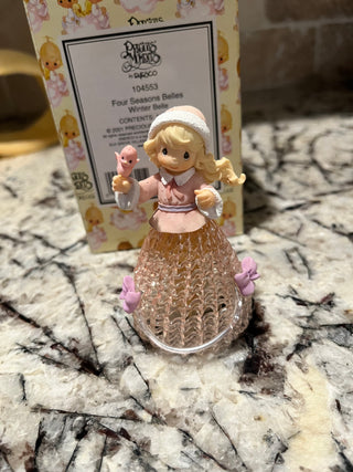 Vintage Precious Moments Four Seasons Belles Winter