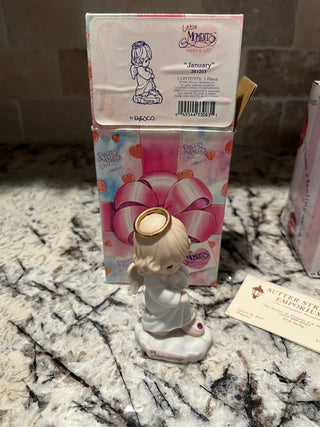Vintage Precious Moments January Angel