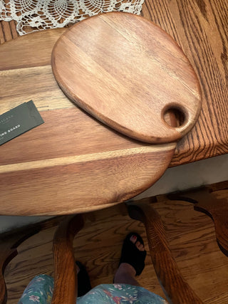 Toscana Wooden Oval Serving Boards (2)