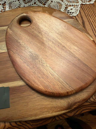 Toscana Wooden Oval Serving Boards (2)