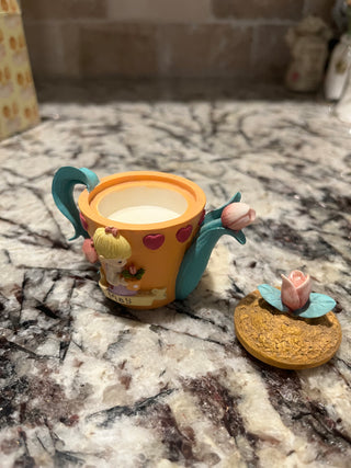 Vintage Precious Moments May Mini Teapot Avon Exclusive