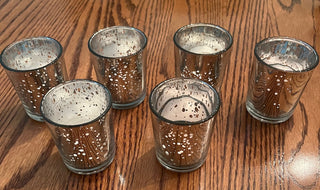 Mercury Glass Candle Holders, Votive Tealight Holders Candle Holder For Wedding Centerpieces - 6