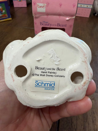 Vintage Disney Schmid Ceramic Figurine Belle of Beauty & the Beast