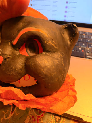 Bethany Lowe Cat Votive Holder by Scott Smith Rucus Studio – 2012, 4"