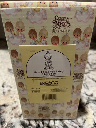 Vintage Precious Moments “Have I Toad You Lately”