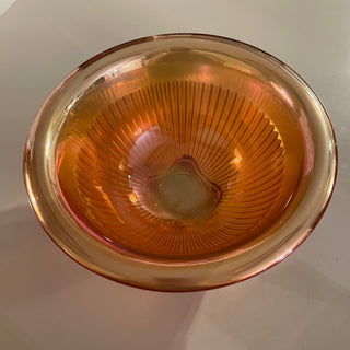 11" Carnival Glass Marigold Mixing Bowl--SP