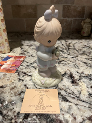 Vintage Precious Moments “Have I Toad You Lately”