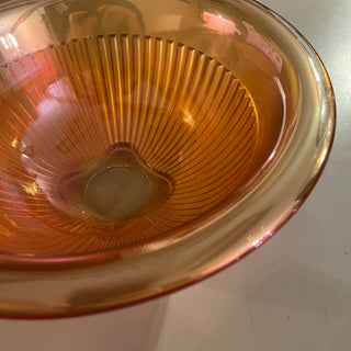 11" Carnival Glass Marigold Mixing Bowl--SP
