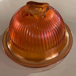 11" Carnival Glass Marigold Mixing Bowl--SP