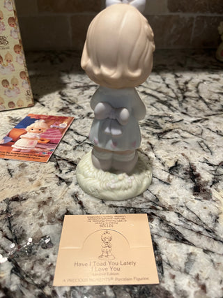 Vintage Precious Moments “Have I Toad You Lately”