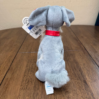 Applause Disney Lady and the Tramp Grey Plush 10" Stuffed Animal