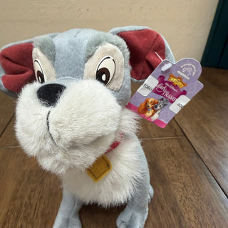Applause Disney Lady and the Tramp Grey Plush 10" Stuffed Animal
