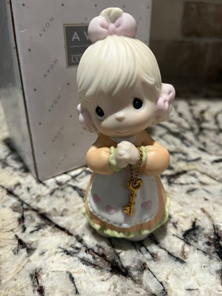 Vintage Precious Moments “Love is the Key” Avon Exclusive