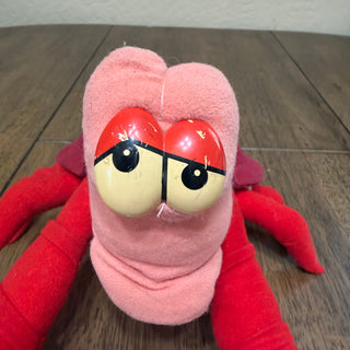 The Little Mermaid Vintage Disneyland Walt Disney World Plush Sebastian Crab 10"