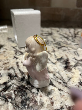 Vintage Precious Moments January Birthstone Angel - Garnet