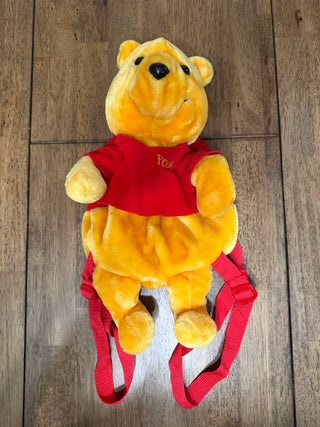 Vintage Disney Winnie The Pooh Plush Backpack 90’s Character Bag Bear