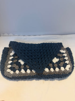 Handmade Crochet Granny-Square pouch
