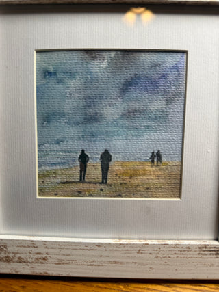 Clamming on Dillion beach 6 x 6”