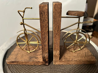 Bookends Bicycle Wood/Metal MTS