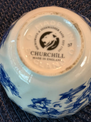 Church hill jar  blueware