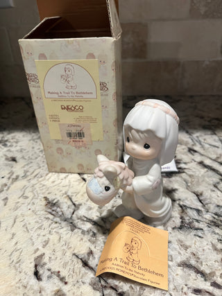 Vintage Precious Moments “Making a Trail to Bethlehem”