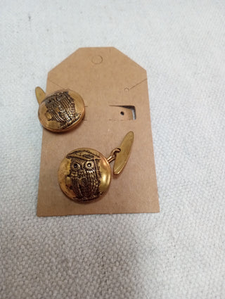 MW Vintage Owl Cufflinks