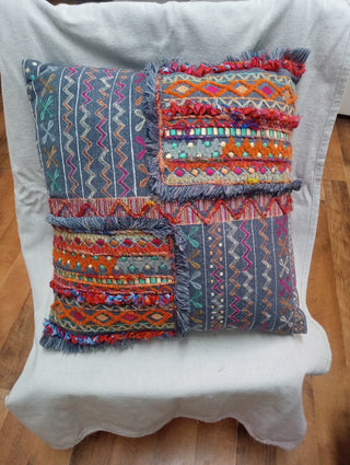 MW World Market Textured Pillow