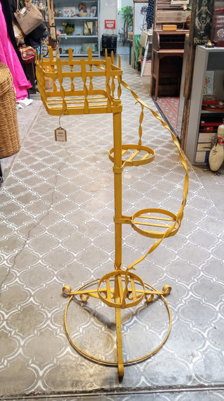 MW Yellow Iron Plant Stand