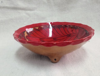 MW Talavera Style Red Bird Bowl