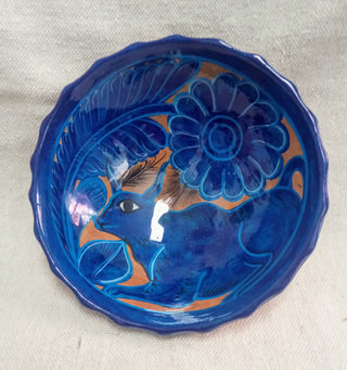 MW Talavera Style Blue Bowl