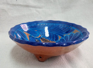 MW Talavera Style Blue Bowl
