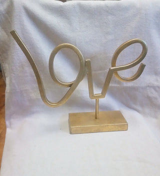 MW Gold 'Love' Sign