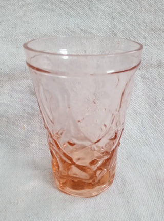 MW Depression Glass Pink Juice Glass