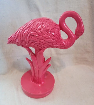 MW Pink Flamingo Statue