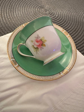 Teacup Petite cup/saucer Noritake Green MTS