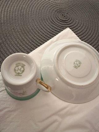 Teacup Petite cup/saucer Noritake Green MTS