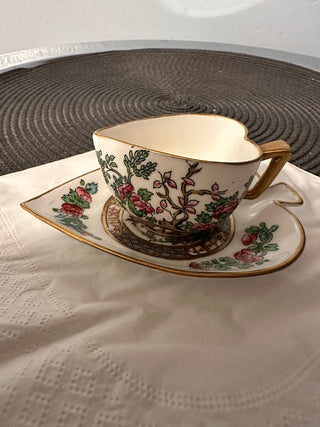 Teacup Petite cup/saucer Coalport Heart MTS