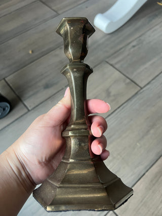 VTG Brass/bronze: candlestick