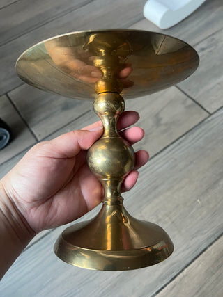 6.5 candle holder wide drip tray