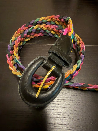 VTG Braided Multi Color Belt