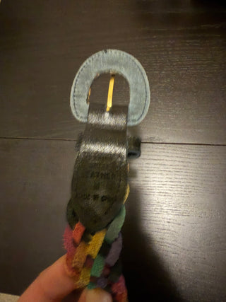 VTG Braided Multi Color Belt