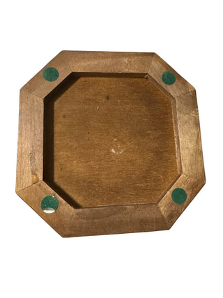 Vintage Floral Octagon Jewelry Box