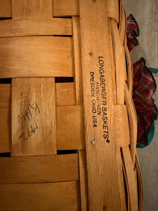 VTG Longaberger Holiday Basket