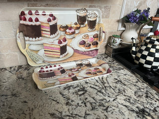 Pair of Melamine Dessert Trays
