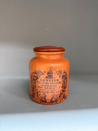 Vintage Stoneware Mustard Crock